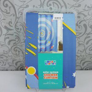 Dream Street Solar System Shower Curtain PEVA New